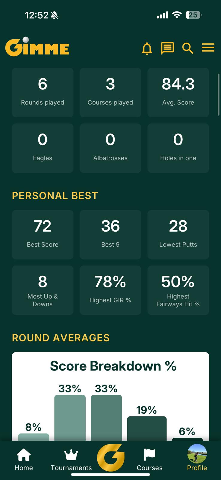 Round tracking in Gimme